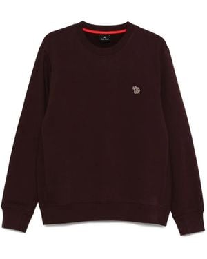 Paul Smith Burgundy Crewneck Sweatshirt - Purple