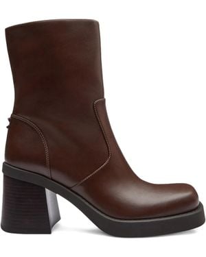 COACH Sculpted C Boots - Brown