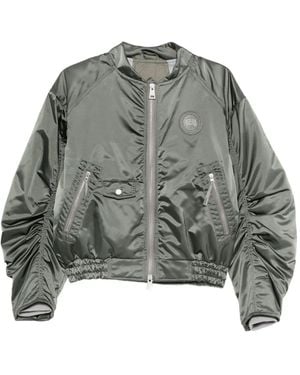 Canada Goose Jade Zip-Up Bomber Jacket - Grey