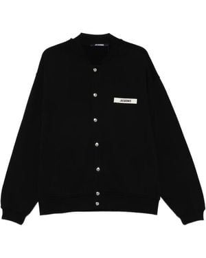 Jacquemus The Gros Grain Cardigan - Black