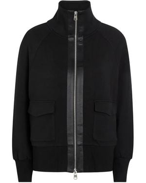 Varley Roxbury Zip-Fastening Sweatshirt - Black