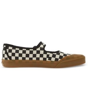 Vans Checkerboard Buckle-Fastening Trainers - White