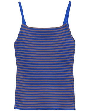 GIMAGUAS Camu Striped Tank Top - Blue