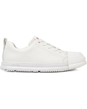 Camper Junction Runner Lace-Up Leather Low-Top Trainers - White