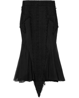 Off-White c/o Virgil Abloh Tweed Star Skirt - Black