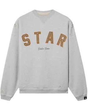Golden Goose Sweat À Détail D'Étoile - Grey