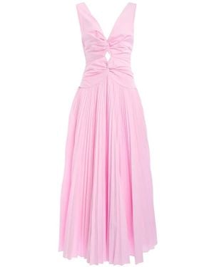 Jonathan Simkhai Robe Vivianne À Coupe Mi-Longue - Pink