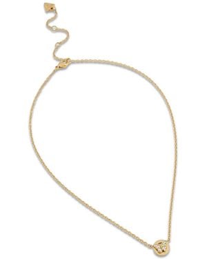 Guess Butterfly Crystal-Embellished Necklace - White