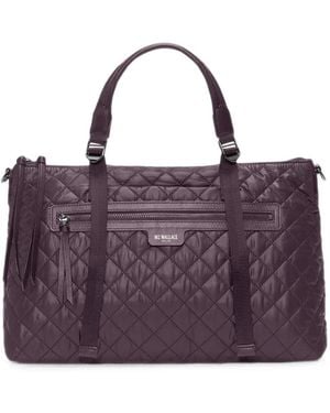 MZ Wallace Medium Raisin Park Quilted Tote Bag - Purple