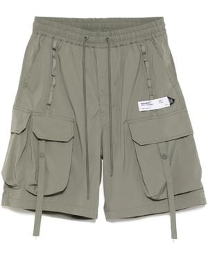 Musium Div. Cargo Shorts Met Logopatch - Grijs