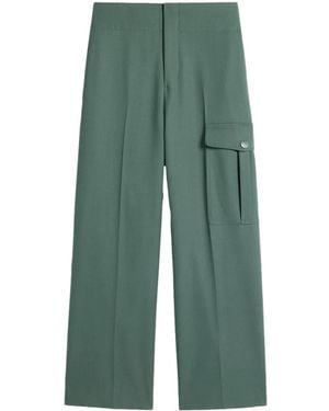 Ami Paris Straight-Leg Pants - Green