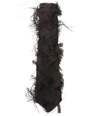 Séfr Cravatta Lyria Con Frange - Nero