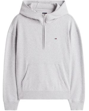 Tommy Hilfiger Zip Hooded Sweatshirt - Gray
