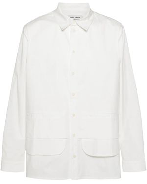 Henrik Vibskov Ants Poplin Layered Shirt - White