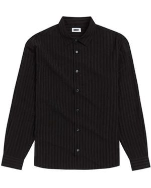 KROST Jordan Striped Shirt - Black