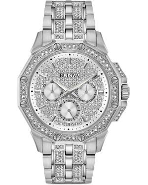 Bulova Octava 42Mm Watch - Gray
