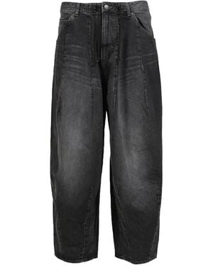 Needles Faded Panelled Jeans - Black