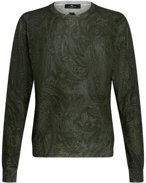 Etro ペイズリー プルオーバー - グリーン