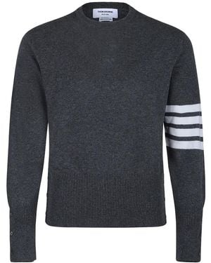 Thom Browne 4-Bar Jumper - Black