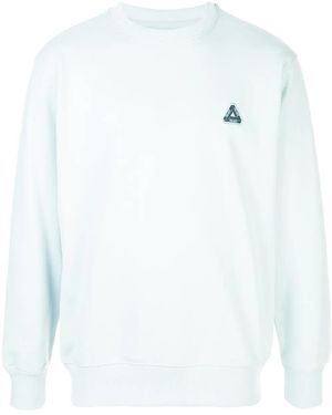 Palace Sofar "Ice" Crew Neck Sweatshirt - Blue