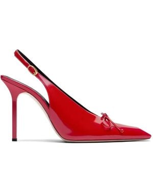 Jacquemus Cubisto Slingback Pumps - Red