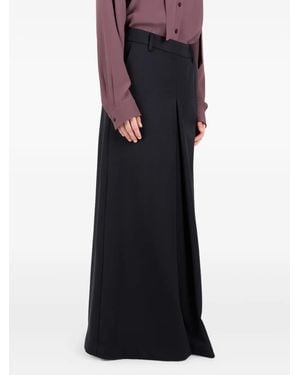 Societe Anonyme Pleated Maxi Skirt - Black
