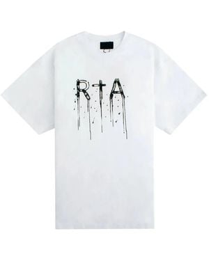 RTA Camiseta con logo estampado - Blanco