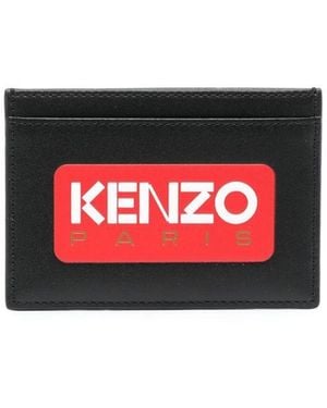 KENZO Wallets Black - Red