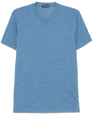Tom Ford メランジ Tシャツ - ブルー