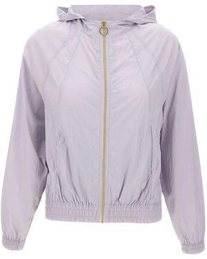 Colmar Hooded Zip-Front Jacket - Purple