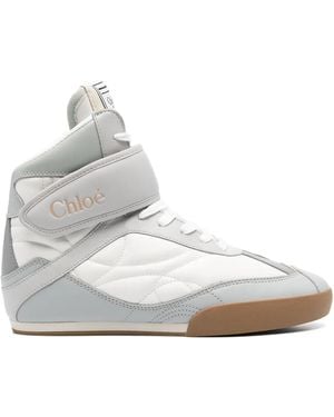 Chloé Kick High-Top Sneakers - White