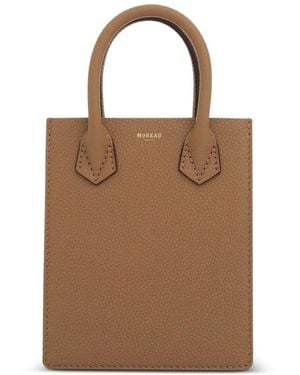 Moreau Suite Xs Leather Tote Bag - Brown