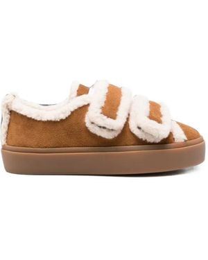 Inuikii Touch-Strap Trainers - Brown