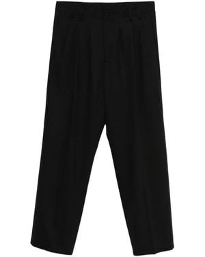 Costumein Pleated-Front Pants - Black