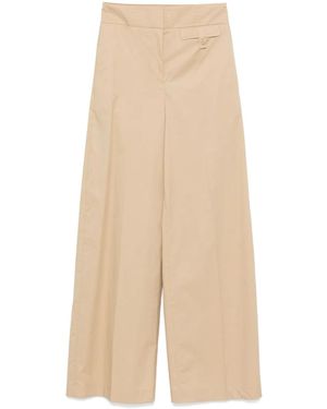 BOSS Poplin Trousers - Natural