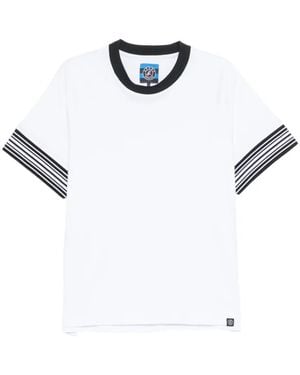 SPORT b. by agnès b. Tipping-Cuff T-Shirt - White