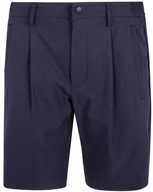 People Of Shibuya Brak Pleated Shorts - Blue