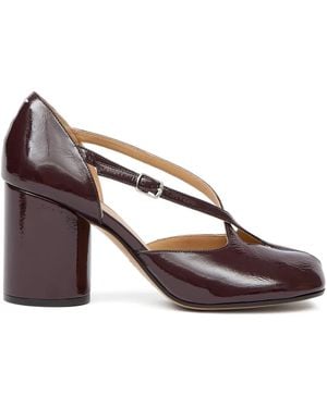 Maison Margiela 80Mm Tabi Straps Pumps - Brown