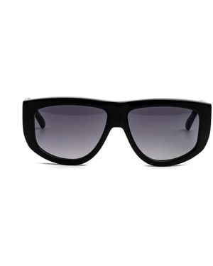Kaleos Eyehunters Cicero Geometric-Frame Sunglasses - Black