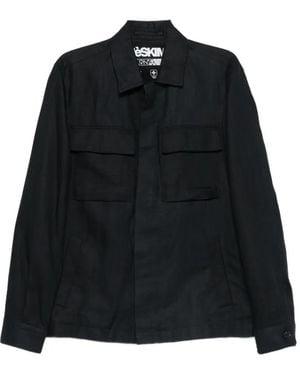 Heskimo Linen Pocket Jacket - Black