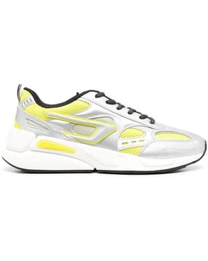 DIESEL Low-Top Lace-Up Trainers - Metallic