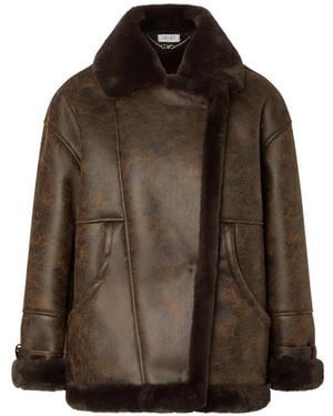 Liu Jo Aviator Jacket - Brown