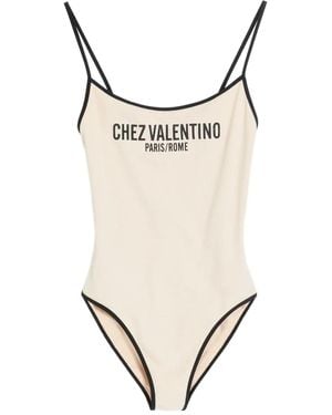 Valentino Garavani Bañador de piqué - Neutro