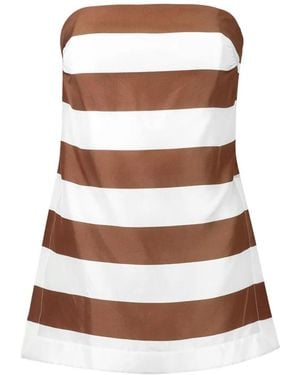 Cult Gaia Rhett Strapless Top - White