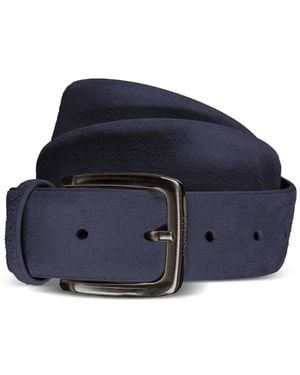Moorer Battista Suede Belt - Blue
