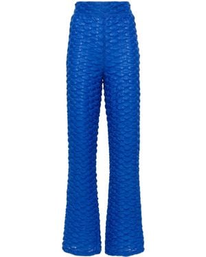 Henrik Vibskov Pantalones bootcut Bubble Wrap - Azul