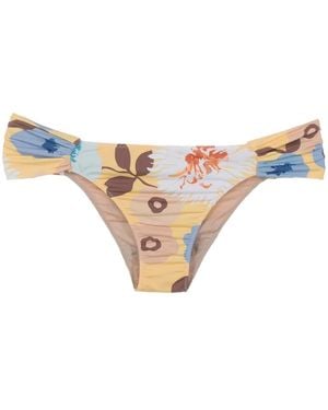 Clube Bossa Bikinislip Met Bloemenprint - Naturel