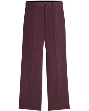 Lanvin Belted Tailored Trousers - Purple
