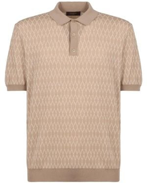 Slowear Knit Button Polo Shirt - Natural