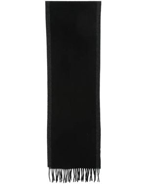 Marc O' Polo Fringed Wool Scarf - Black